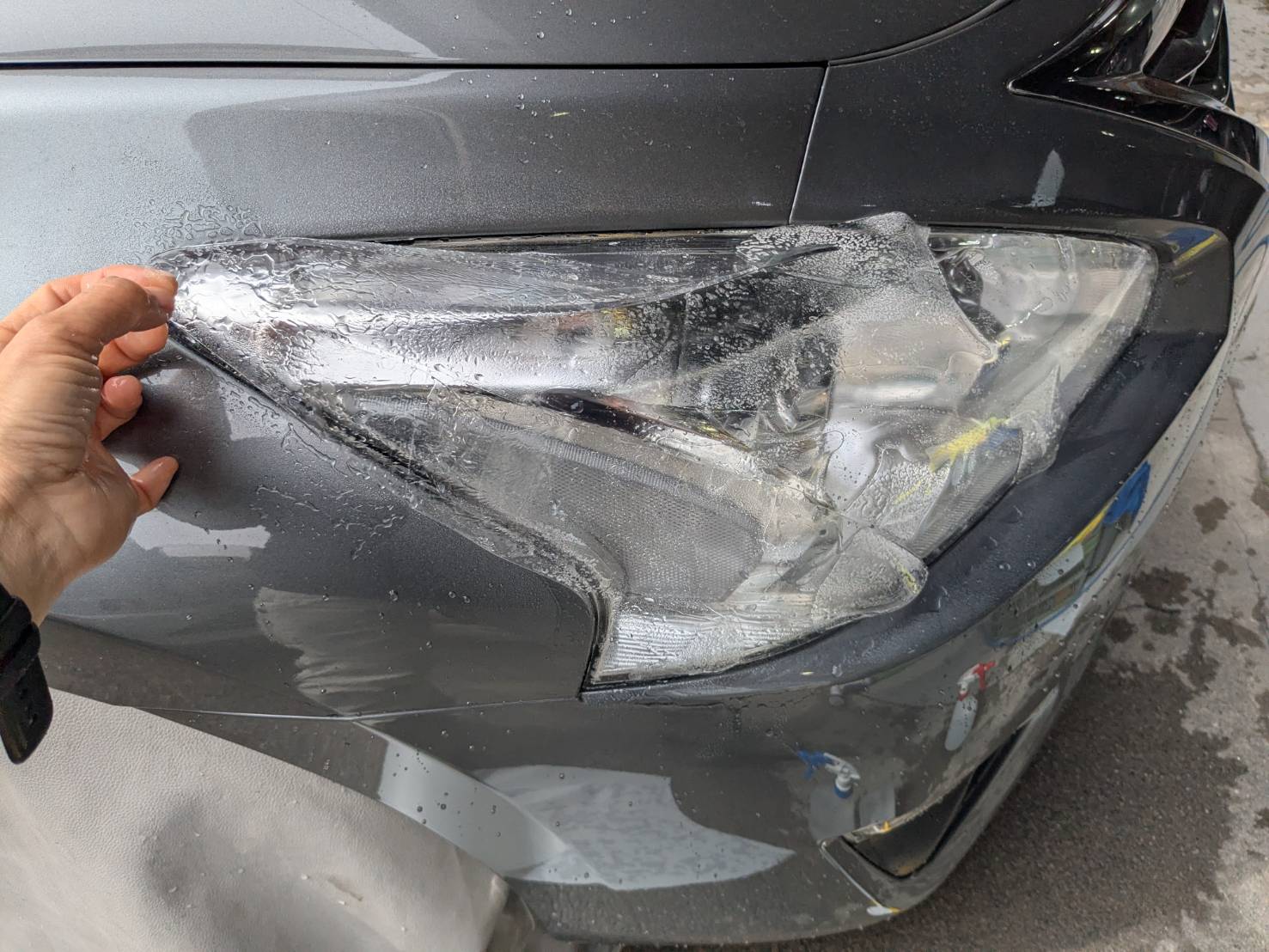 日産 プロテクションフィルムの仕上がり