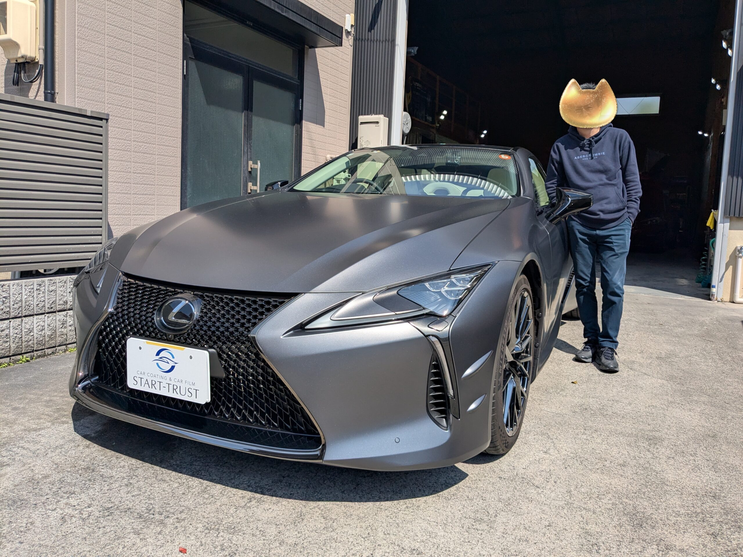 レクサス LC500 ピナクル クーペ 2025年式 施工の様子