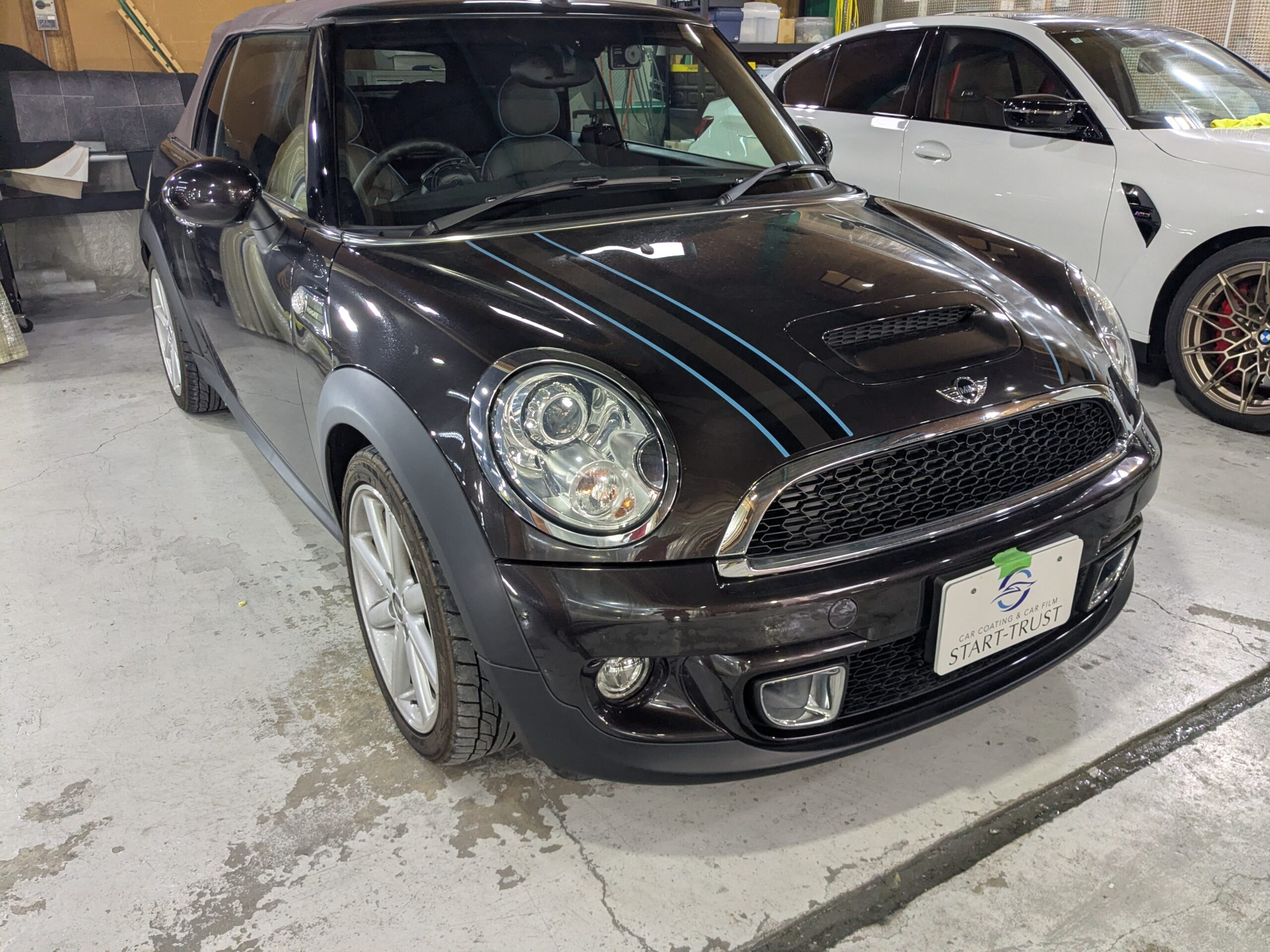 MINI クーパーS 2015年式 施工の様子