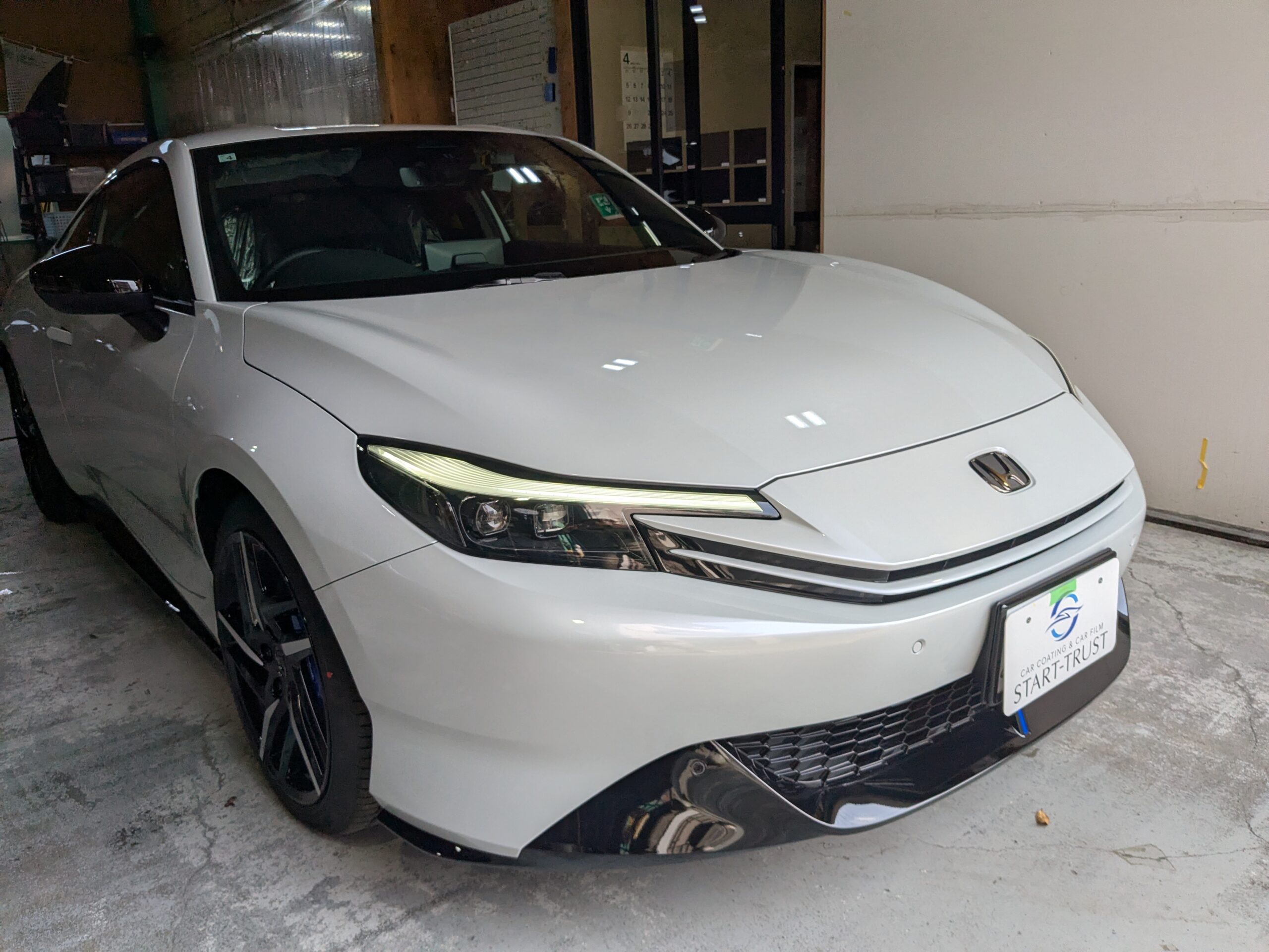 ホンダ プレリュード 2026年式 施工の様子