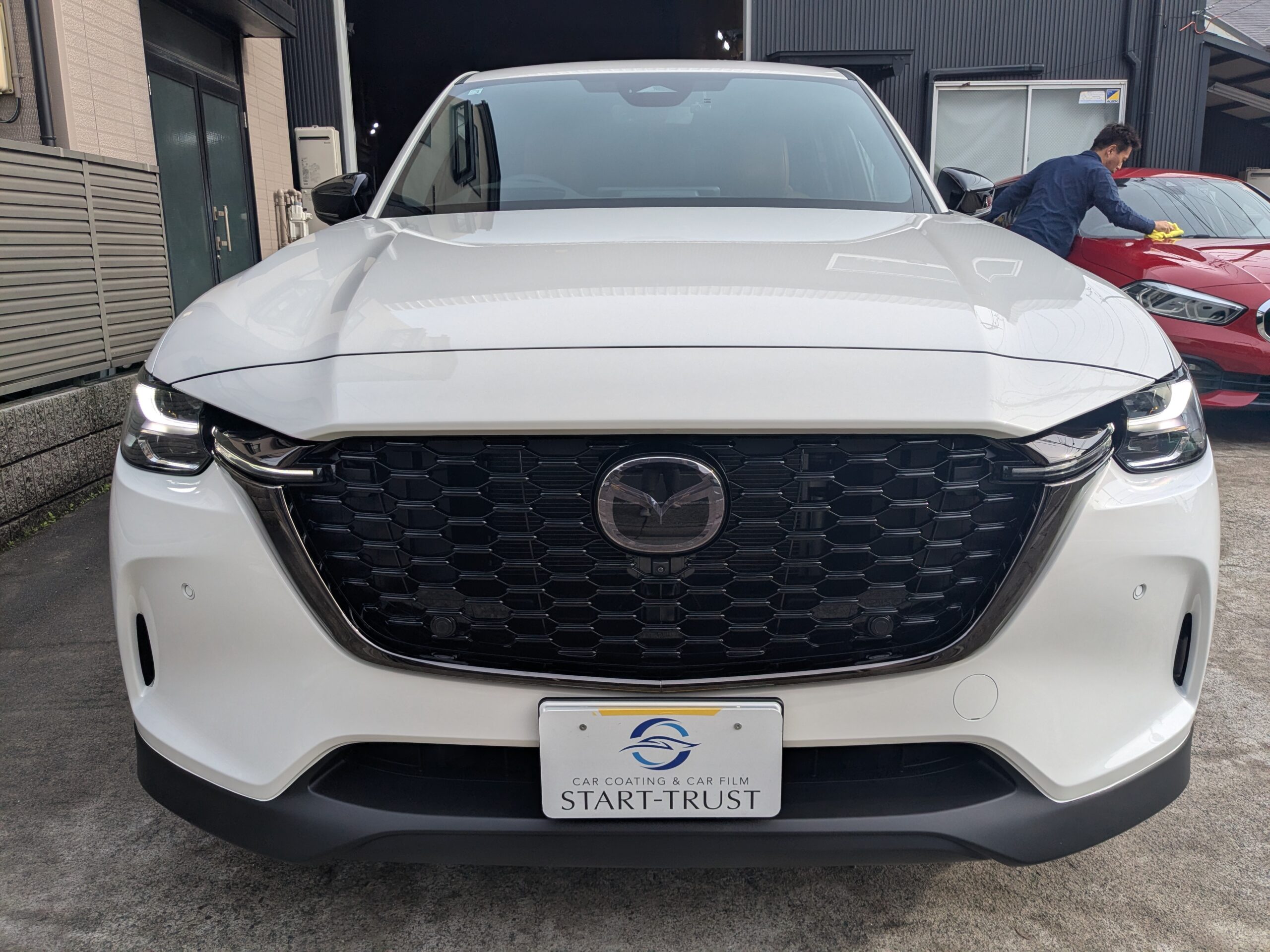 マツダ CX-60 2026年式 施工の様子