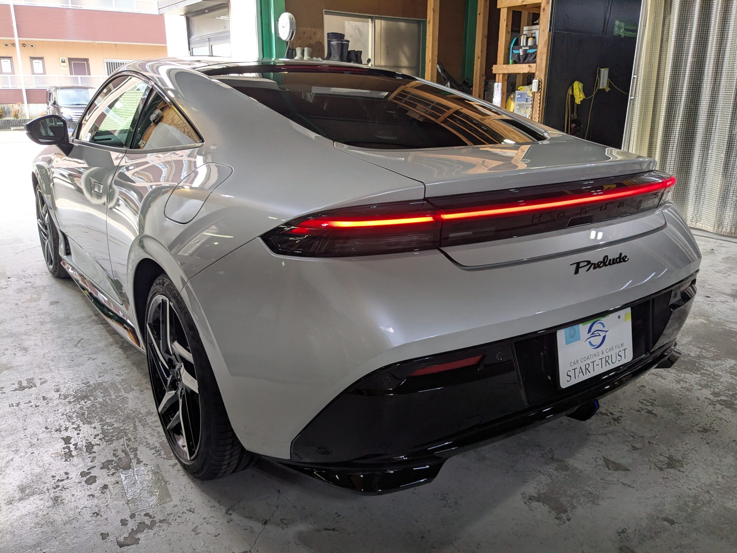 ホンダ プレリュード 2026年式 施工の様子