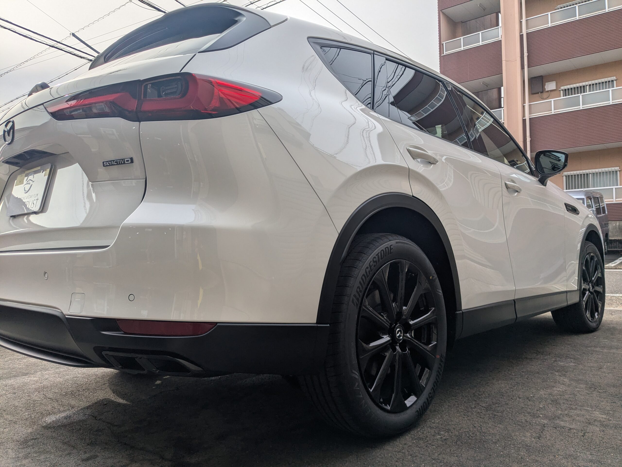 マツダ CX-60 2026年式 施工の様子