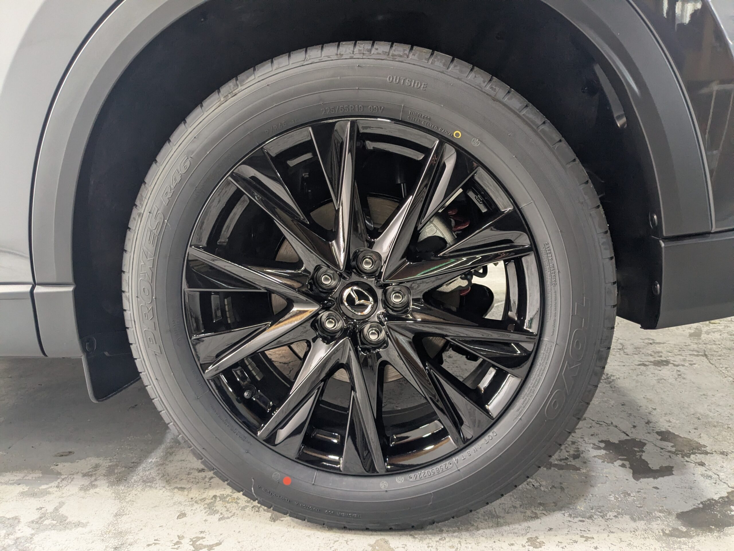 マツダ CX-5 2026年式 施工の様子