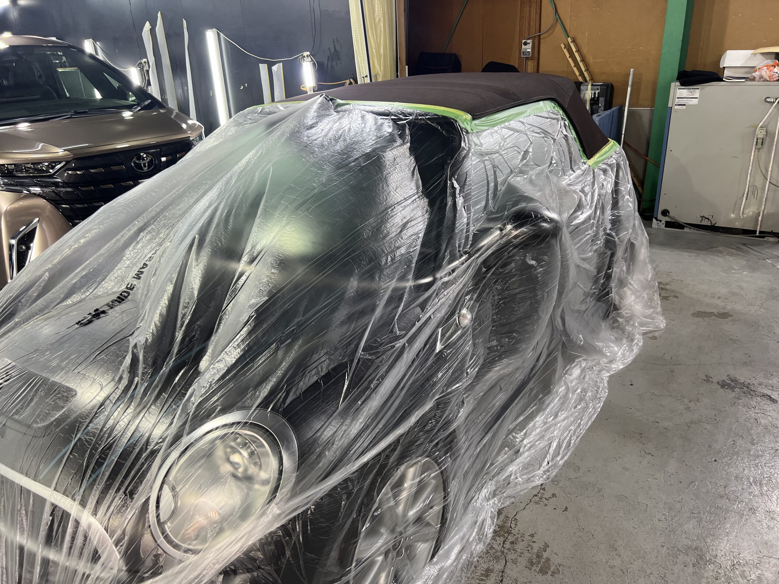 MINI クーパーS 2015年式 施工の様子