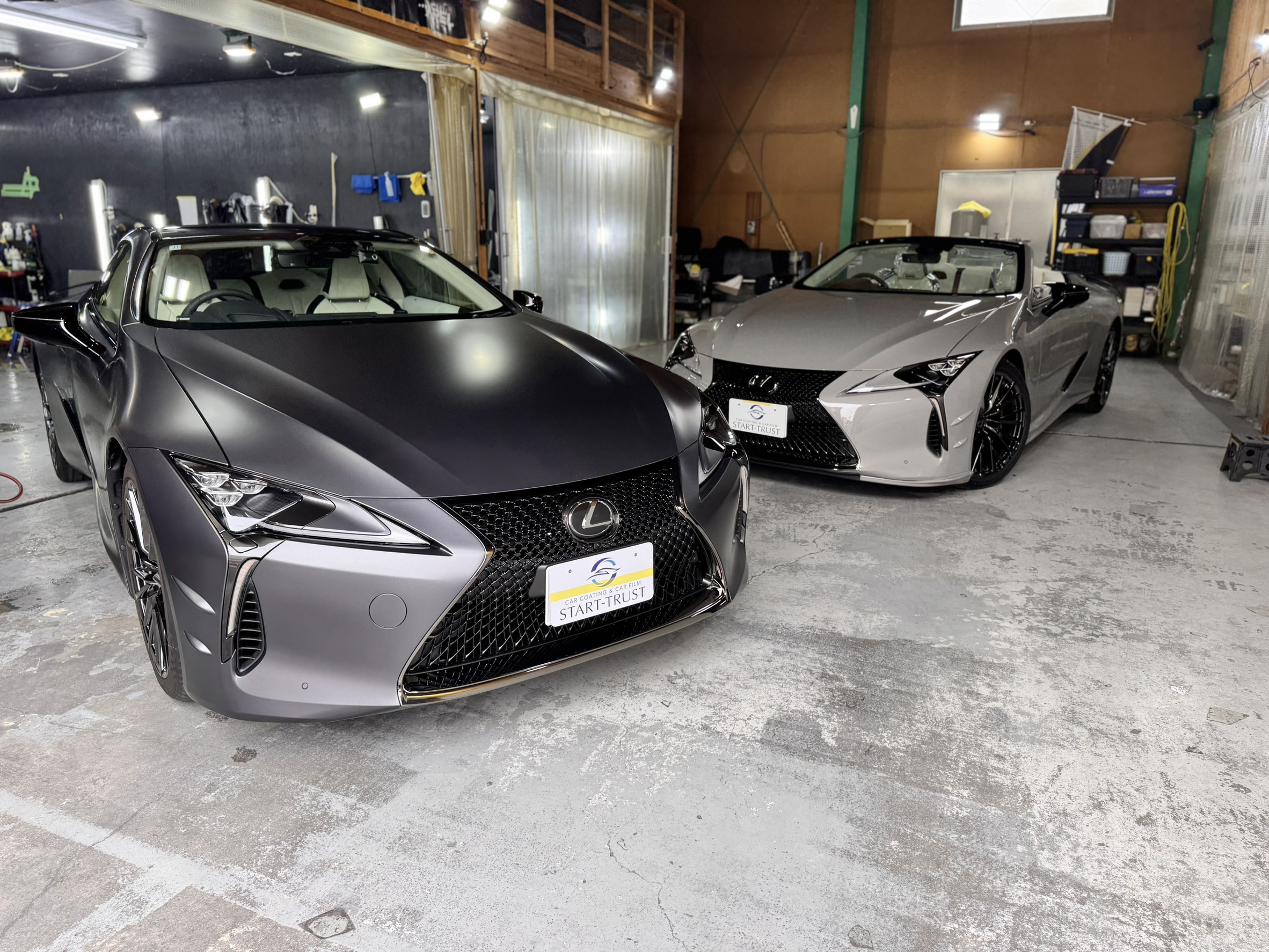 レクサス LC500 ピナクル クーペ 2025年式 施工の様子