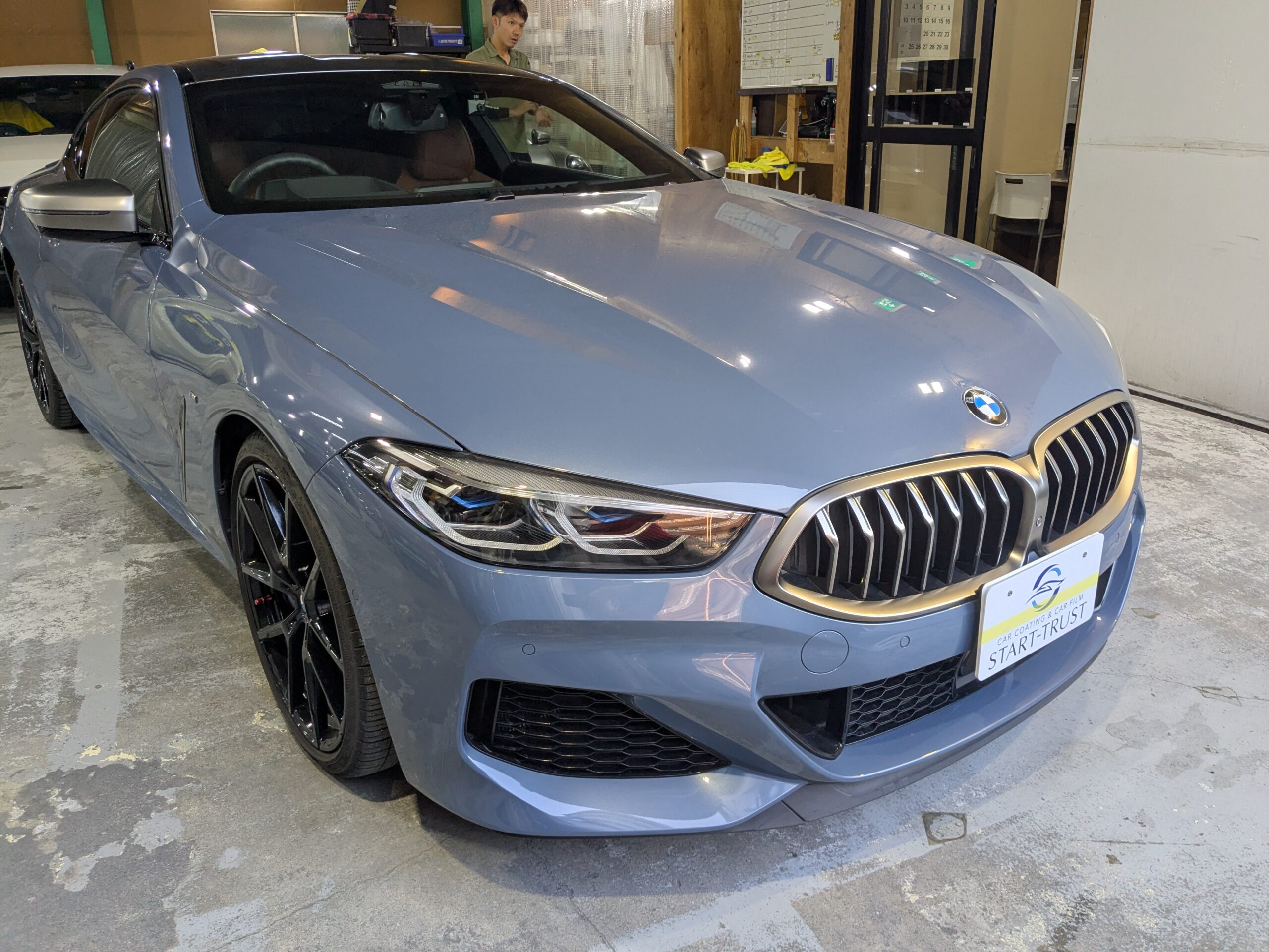 BMW M810i 2018年式 施工の様子