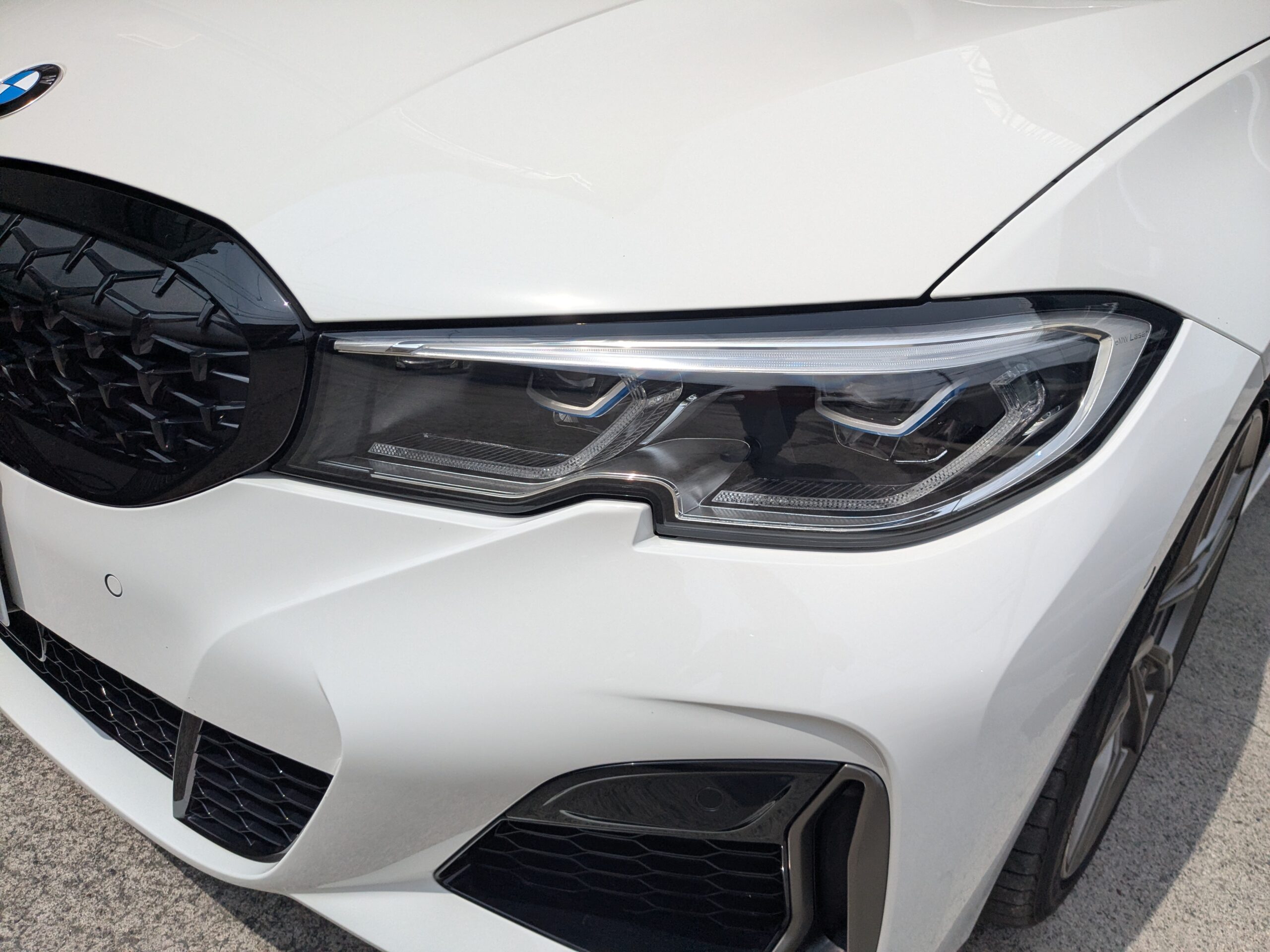 BMW M340i 2022年式 施工の様子