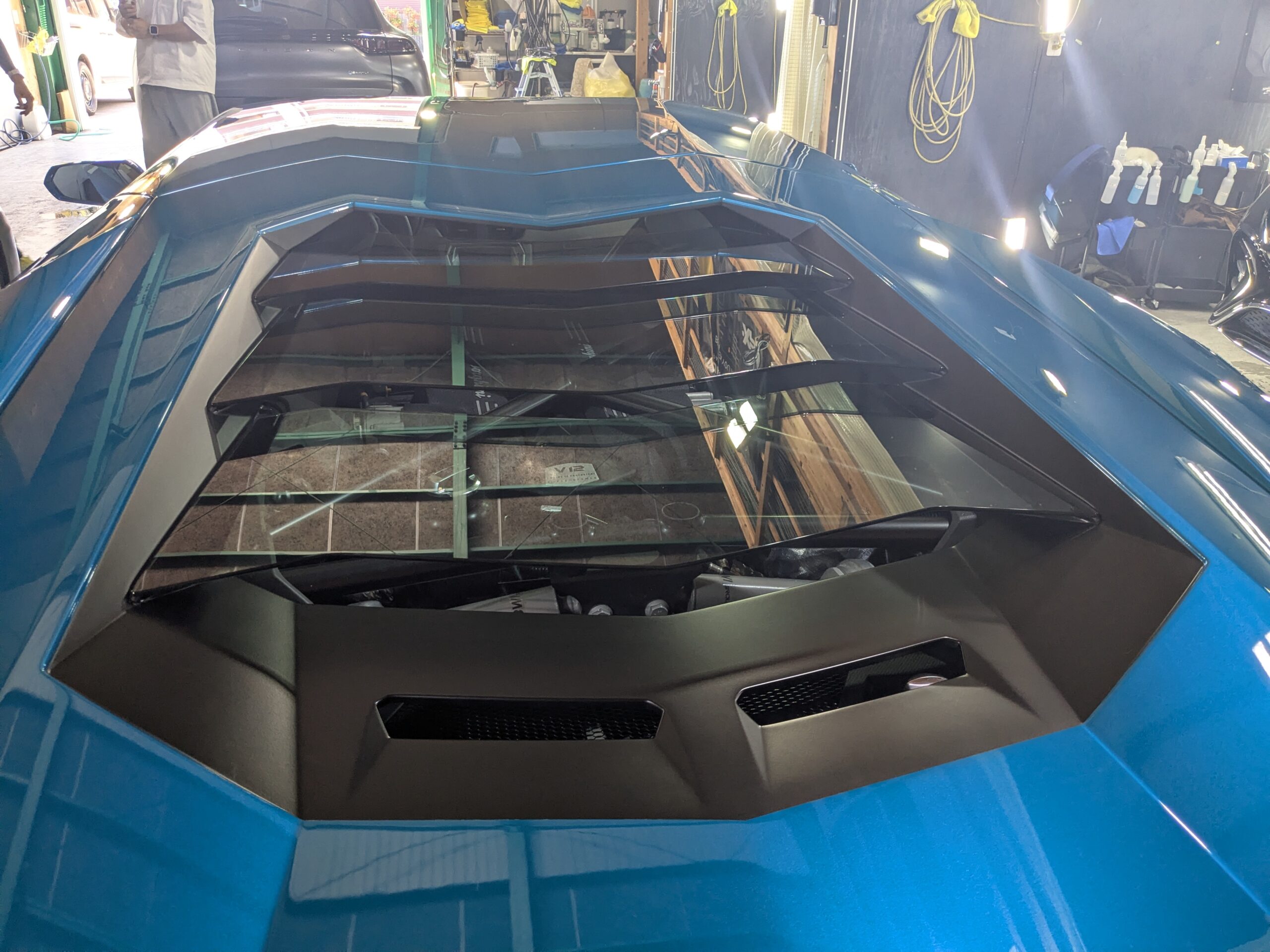 その他輸入車 施工の様子