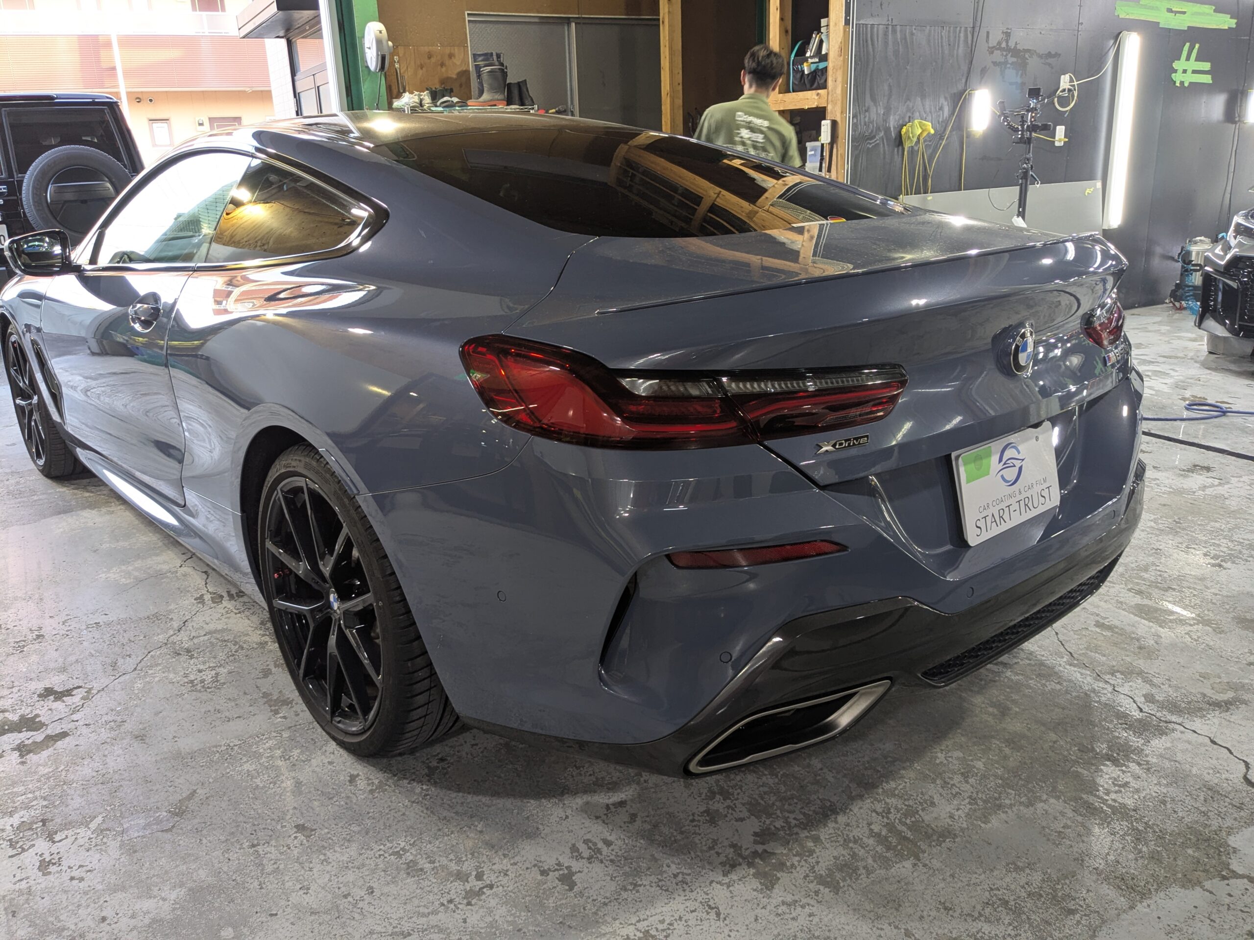BMW M810i 2018年式 施工の様子