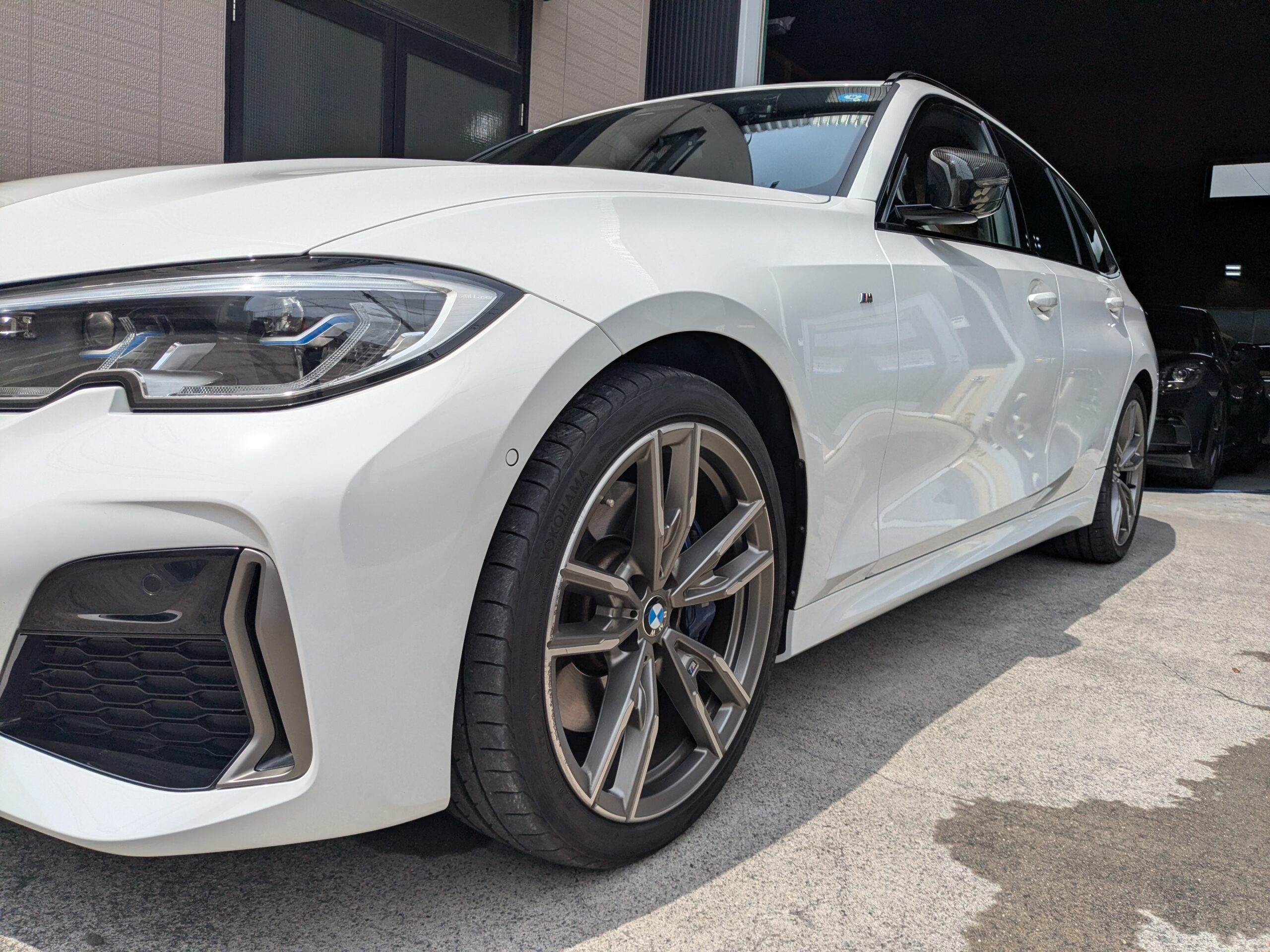 BMW M340i 2022年式 施工の様子