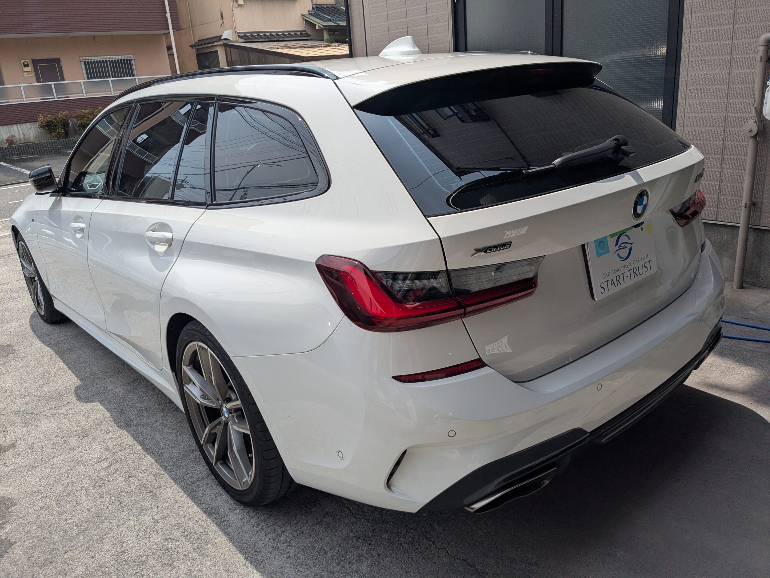 BMW M340i 2022年式 施工の様子