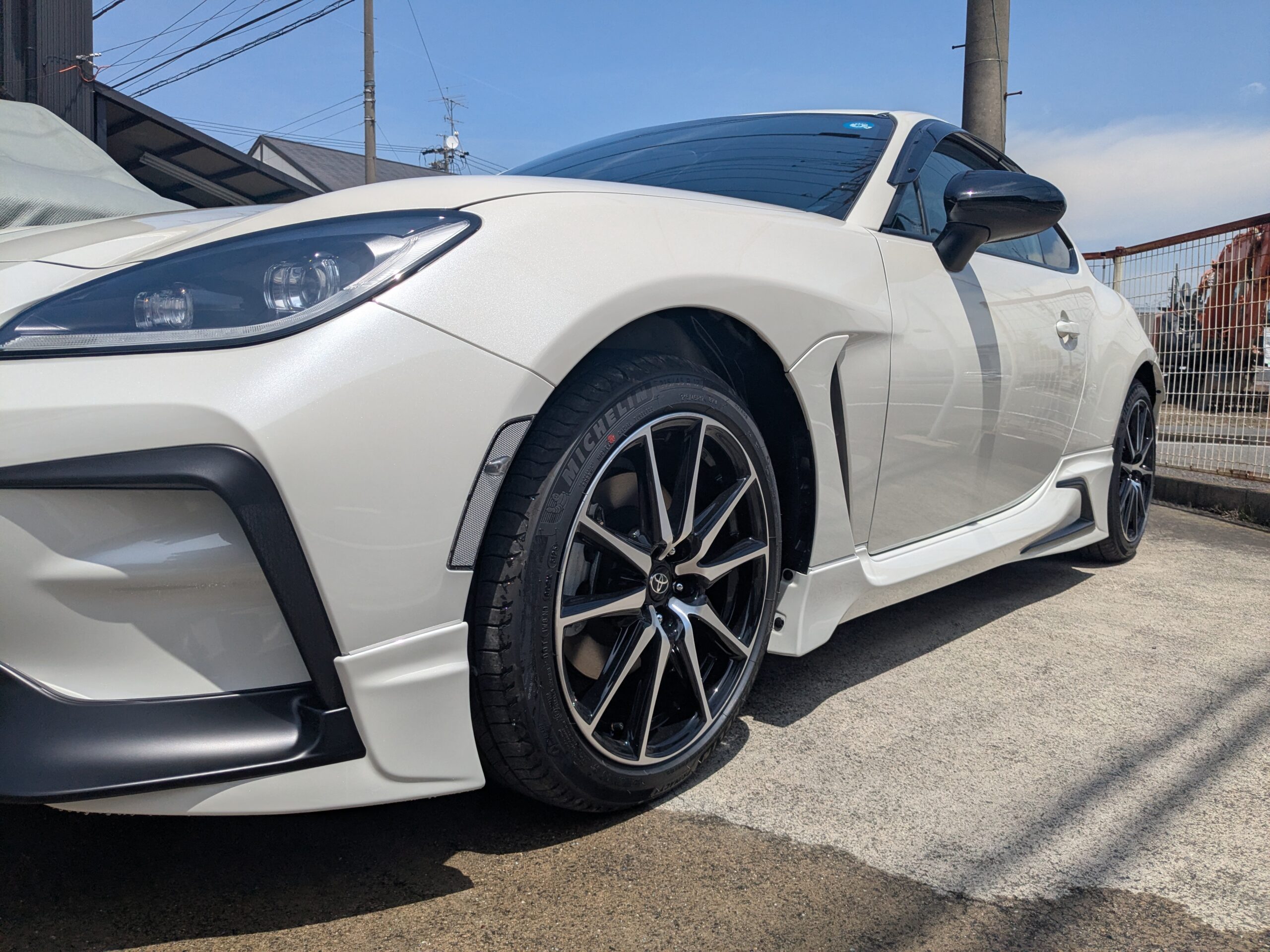 トヨタ GR86 2026年式 施工の様子
