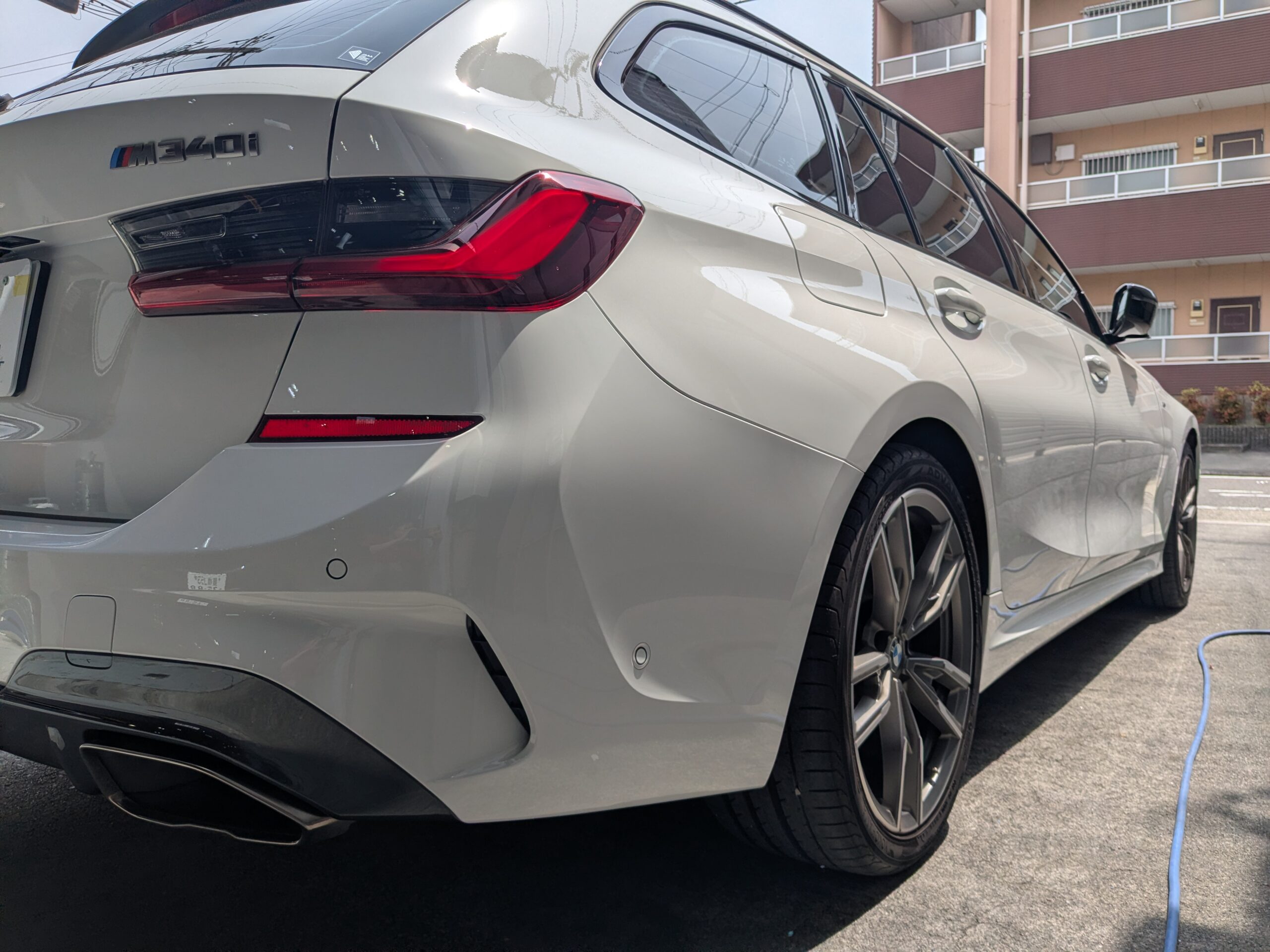 BMW M340i 2022年式 施工の様子