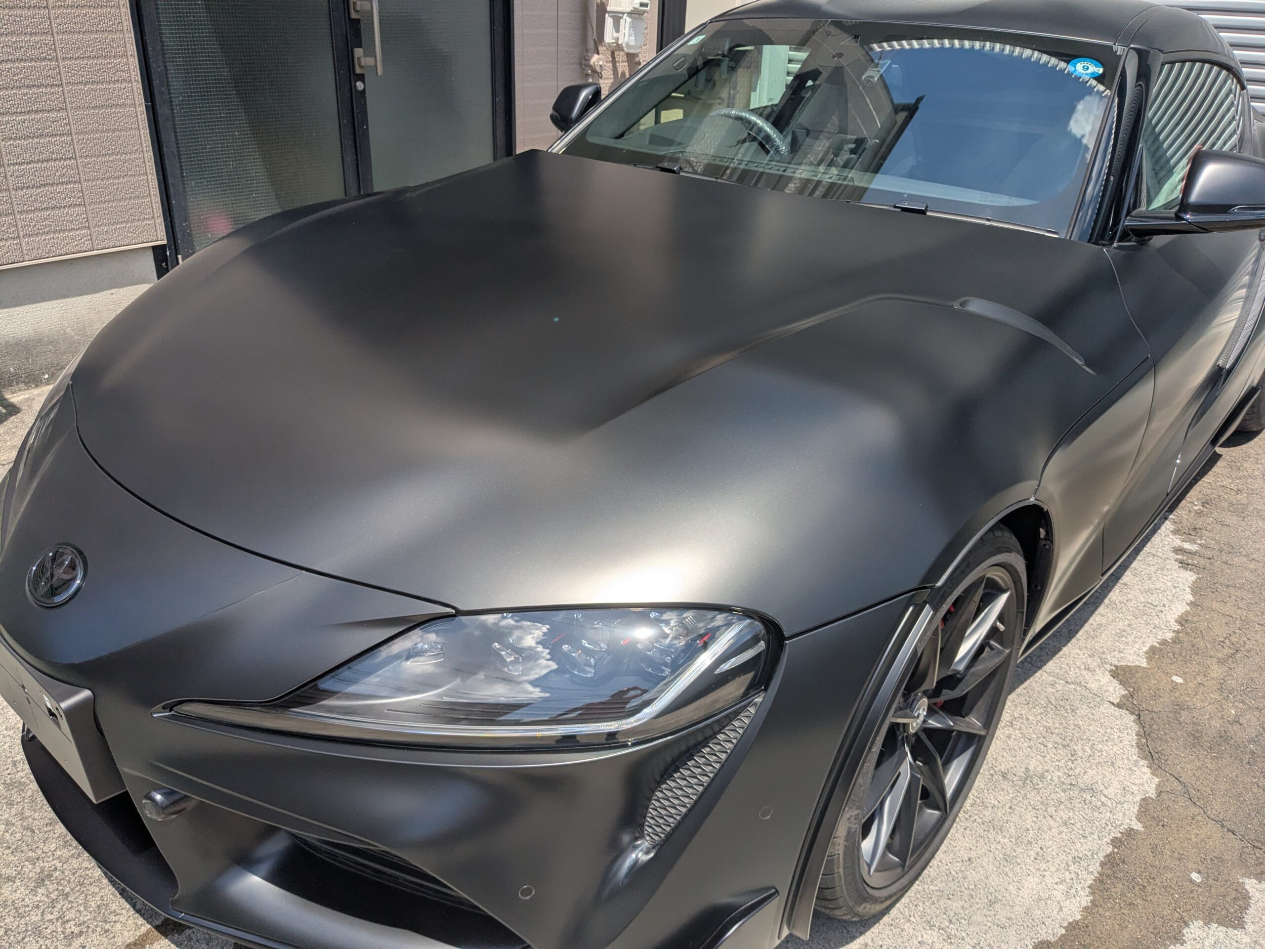 トヨタ GRスープラ 2026年式 施工の様子