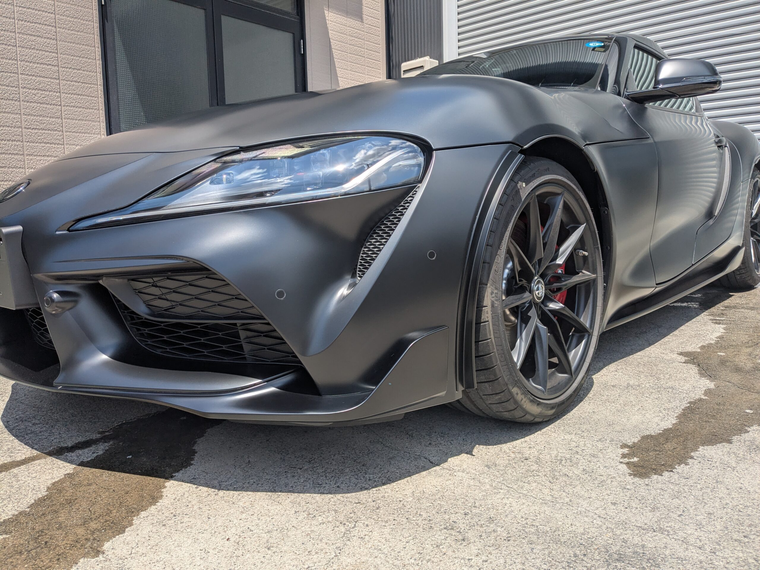 トヨタ GRスープラ 2026年式 施工の様子
