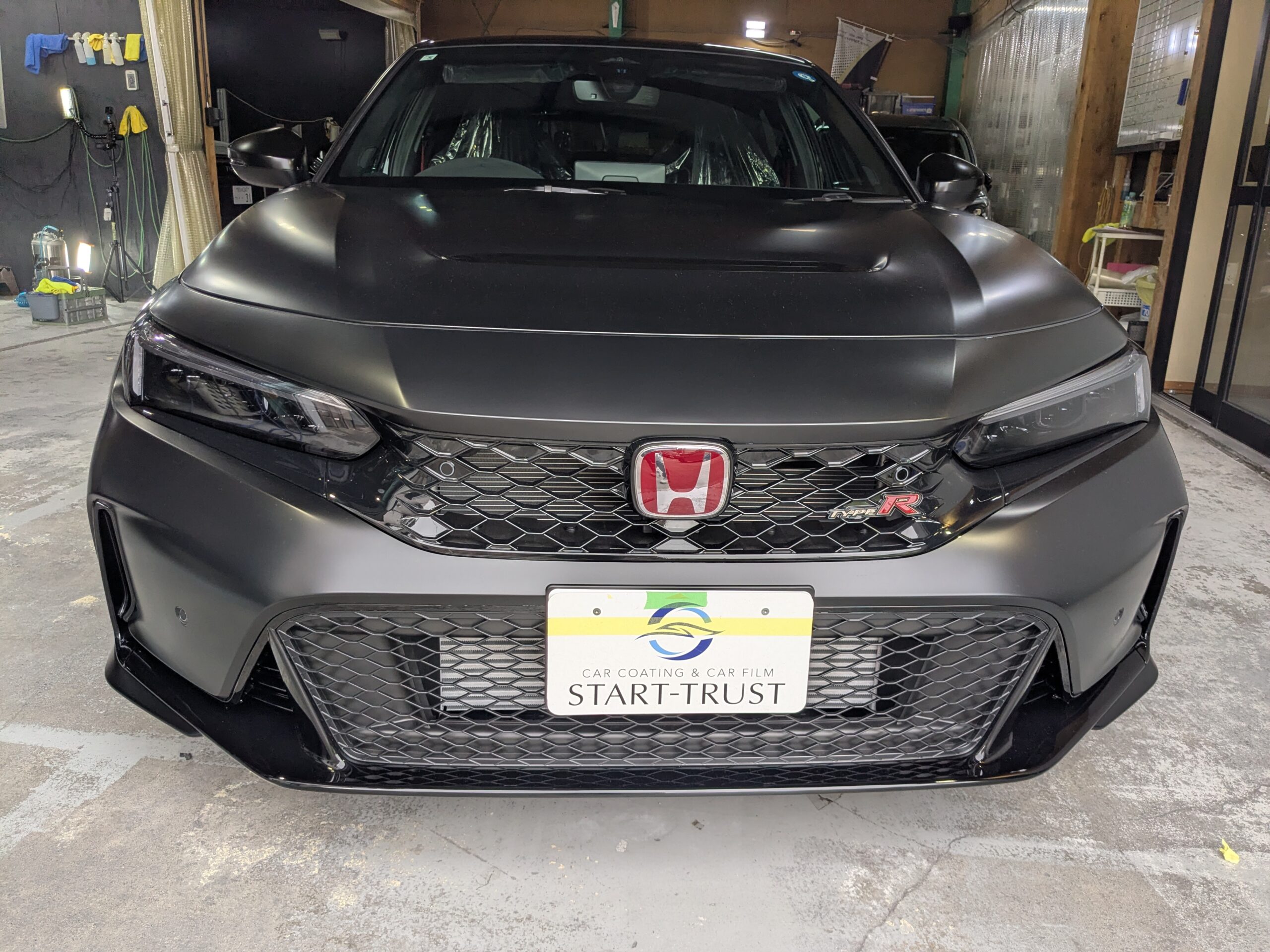 ホンダ タイプR 2026年式 施工の様子