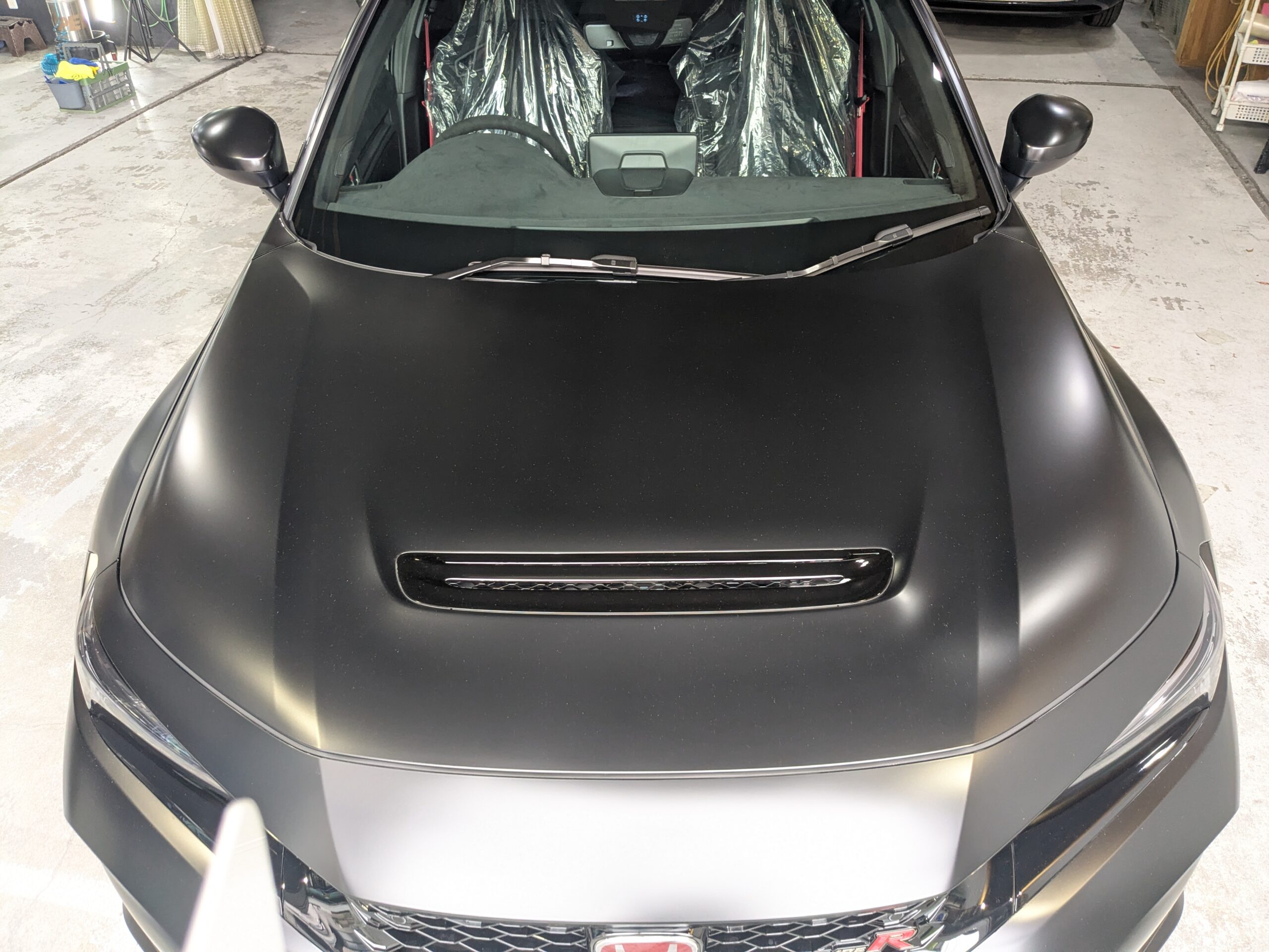 ホンダ タイプR 2026年式 施工の様子