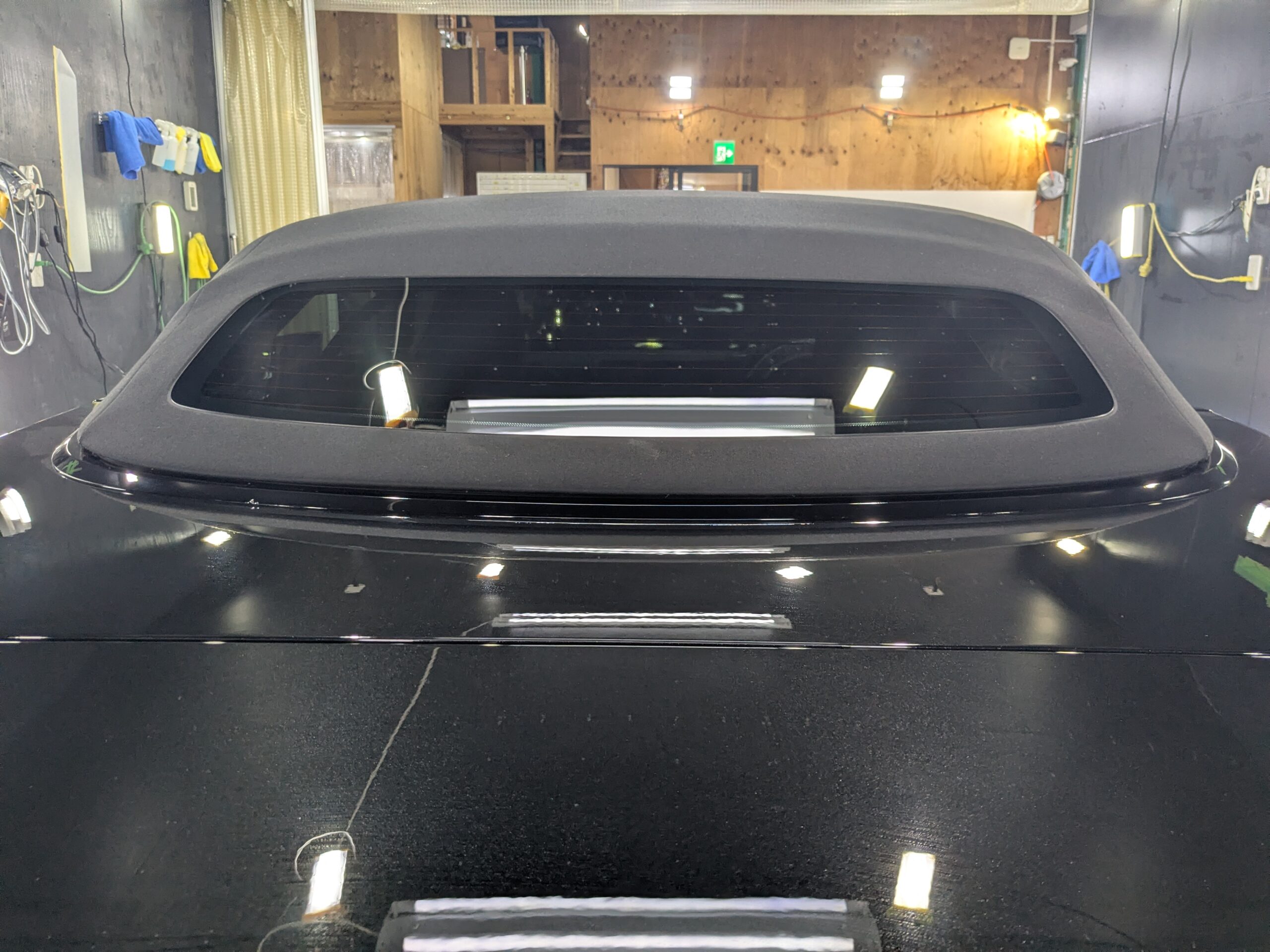 レクサス LC500CV 2026年式 施工の様子