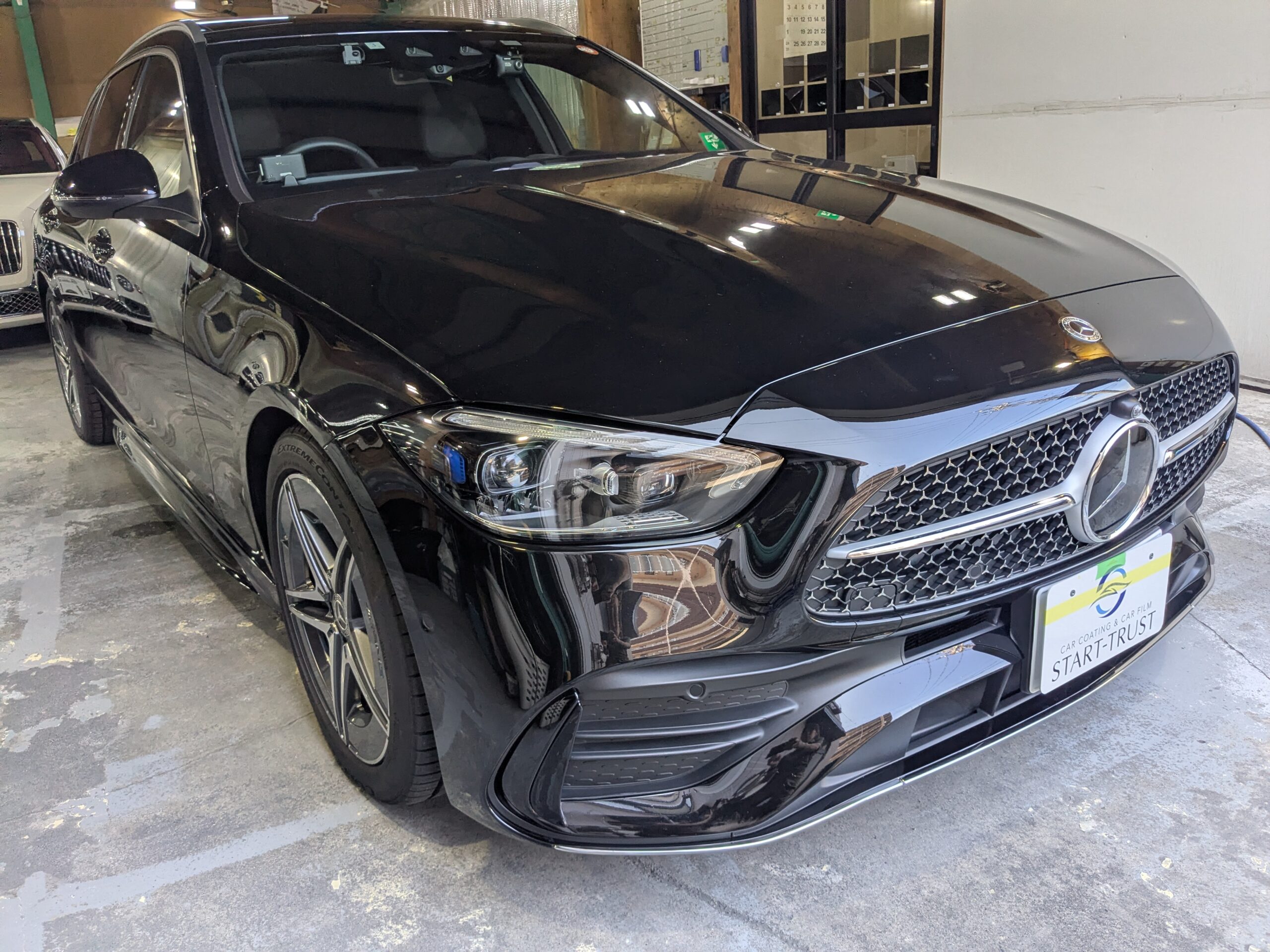 20260525_メルセデスベンツ・Cクラス220d_戸澤さま 施工の様子