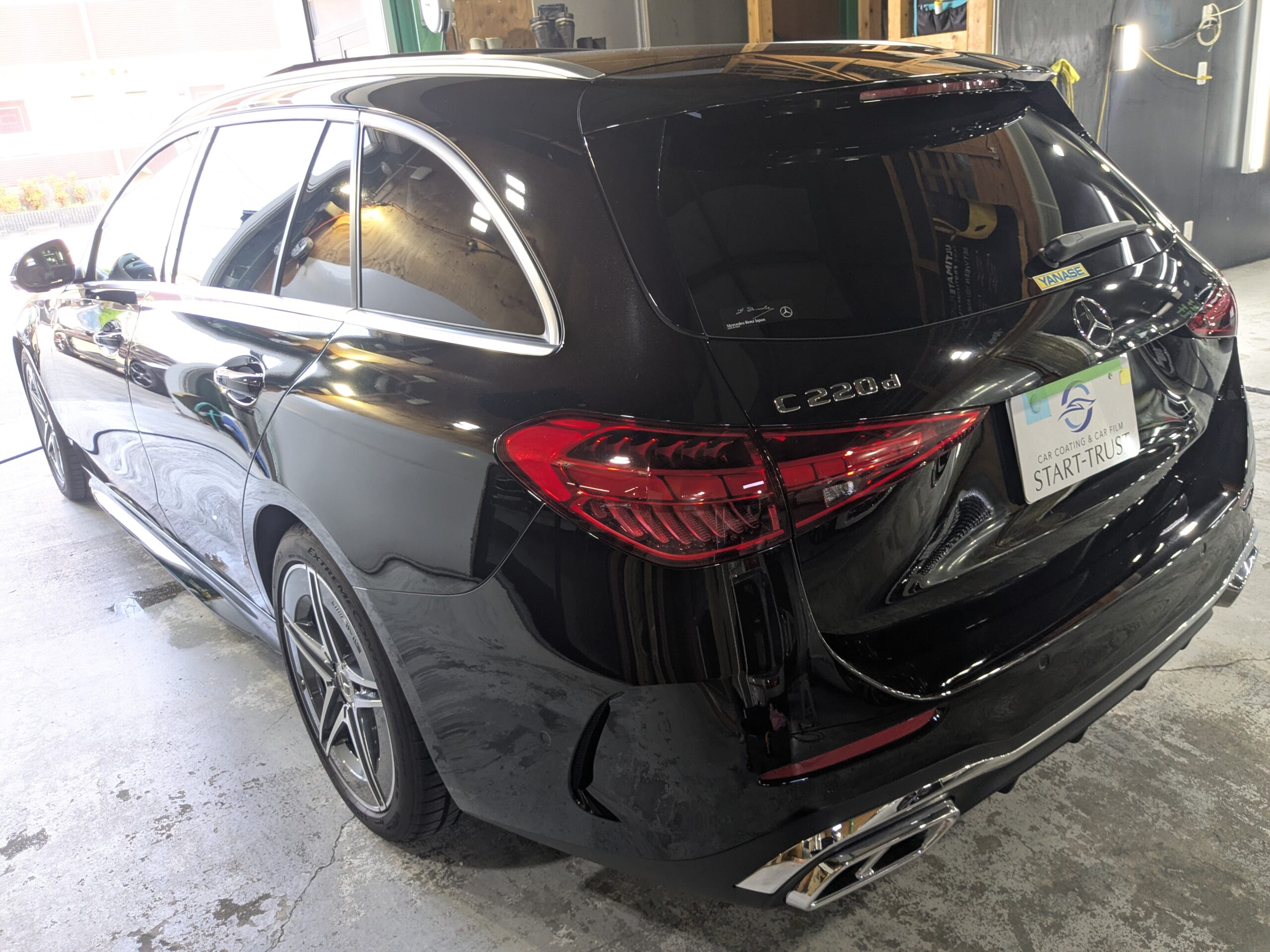 20260525_メルセデスベンツ・Cクラス220d_戸澤さま 施工の様子