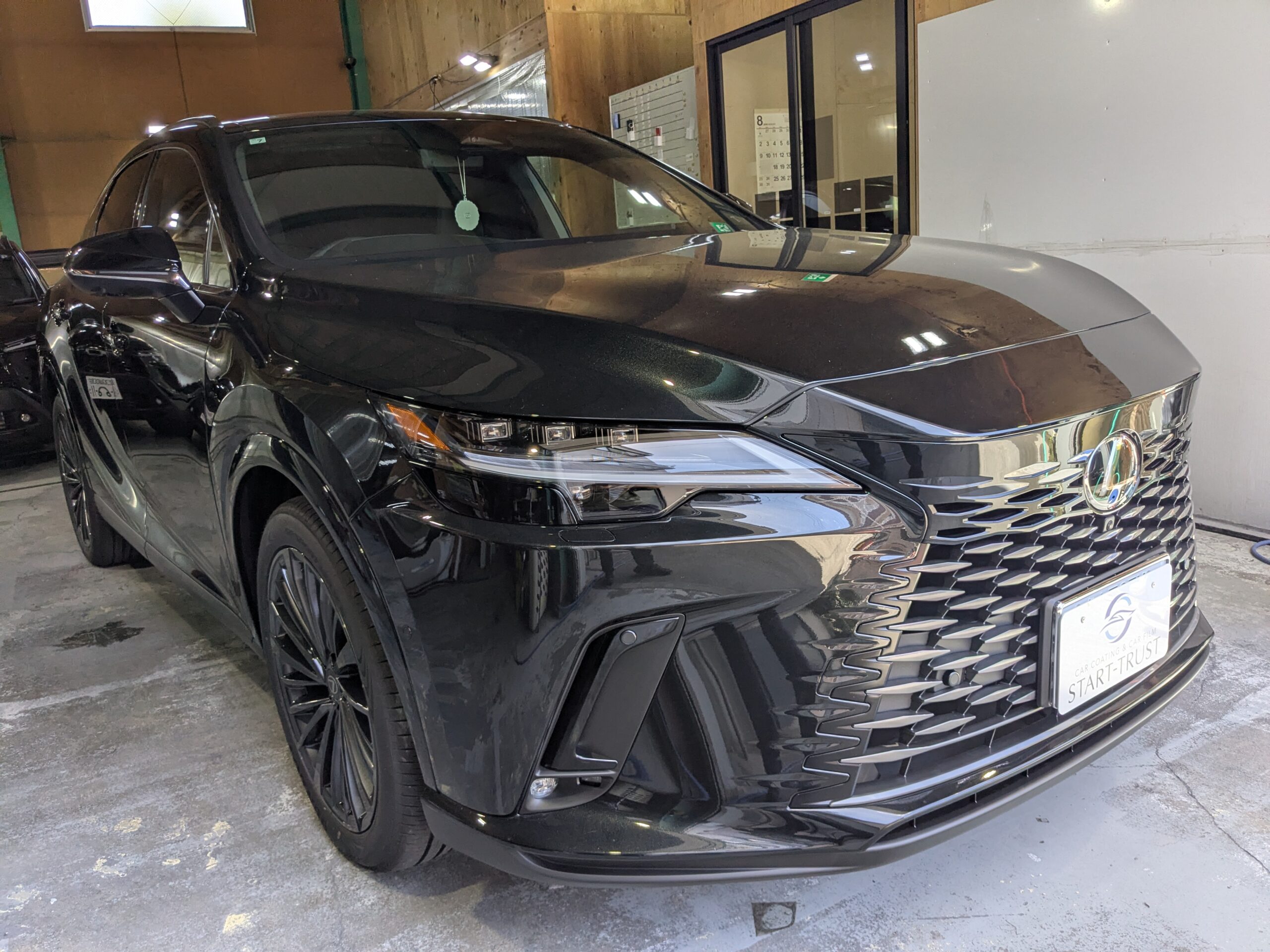 レクサス RX350 施工の様子
