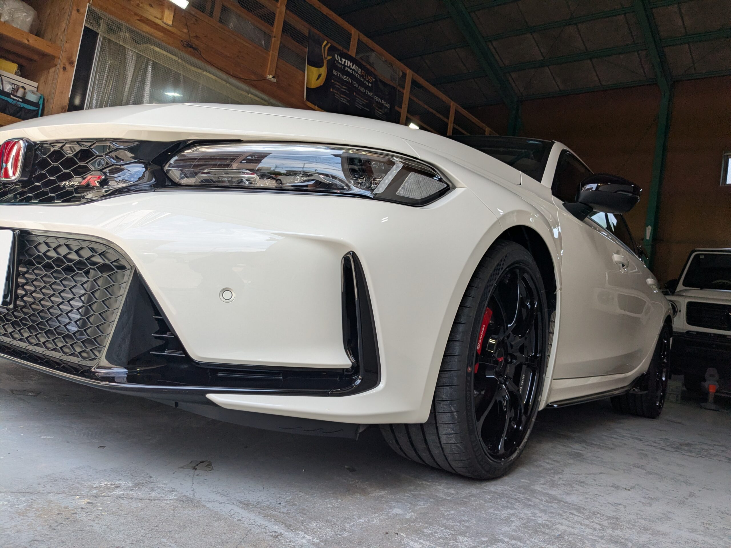 ホンダ タイプR 2026年式 施工の様子