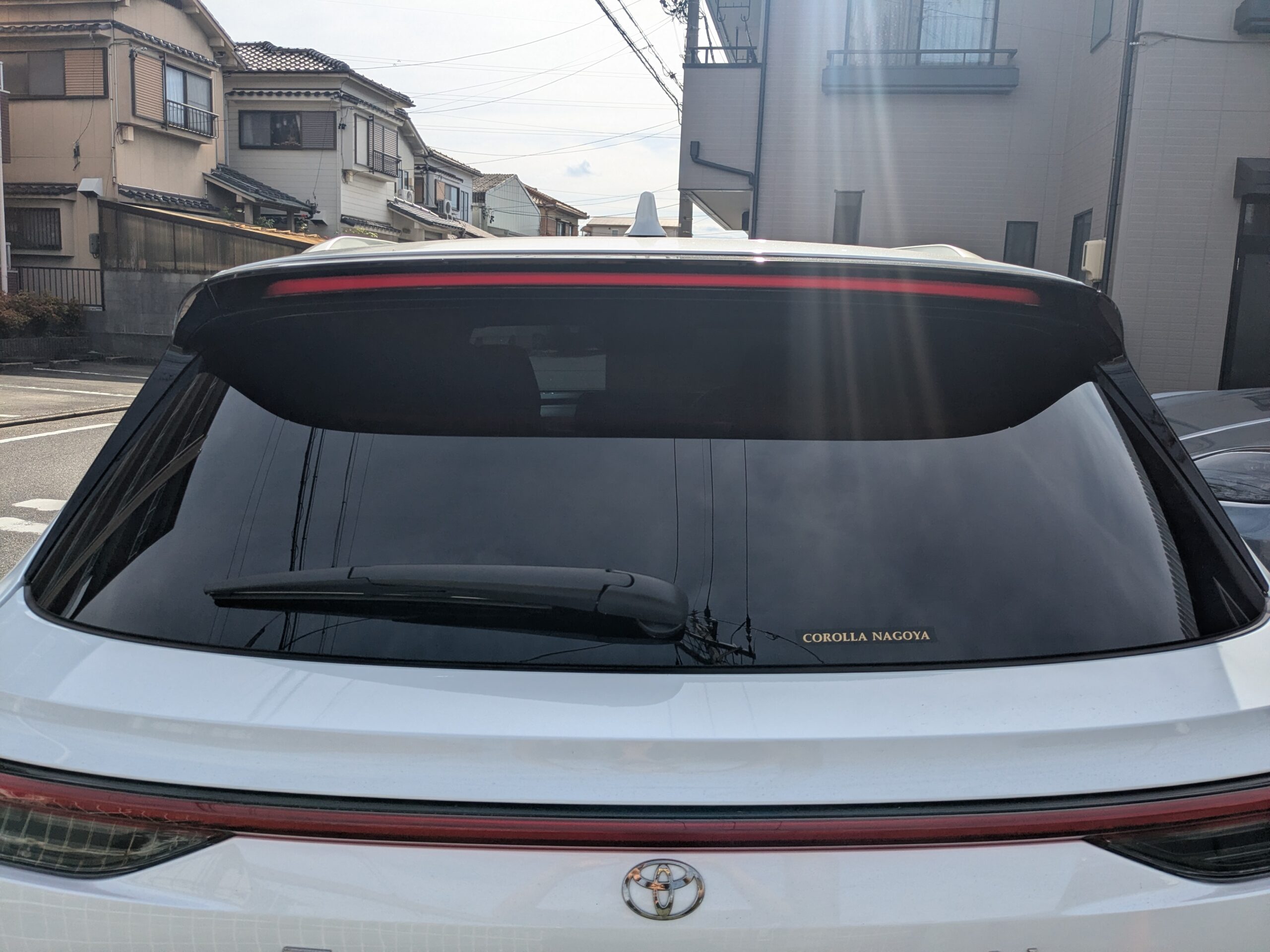 トヨタ クラウンエステート 2025年式 施工の様子