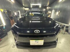トヨタ bZ4Xのボディコーティング｜名古屋市港区よりご来店・スタートラスト