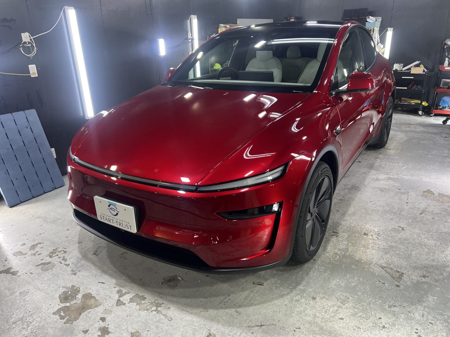 テスラ モデルY(2026年式) ボディコーティング・内装コーティングの写真