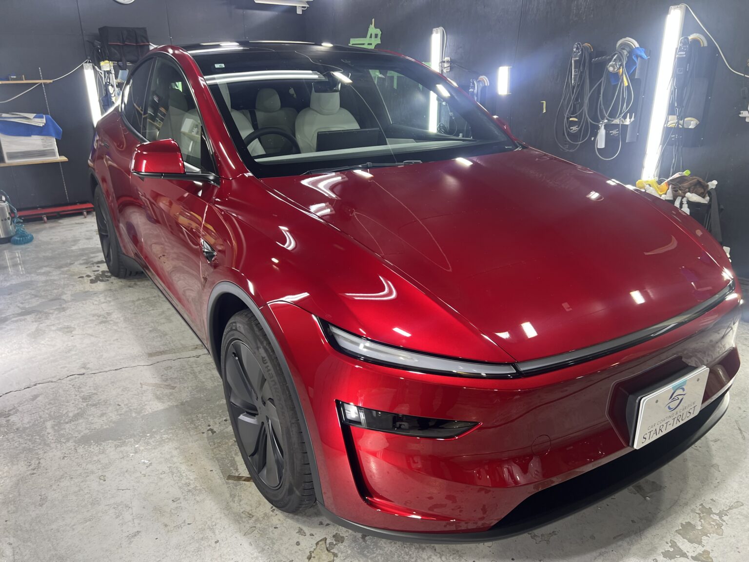 テスラ モデルY(2026年式) ボディコーティング・内装コーティングの写真