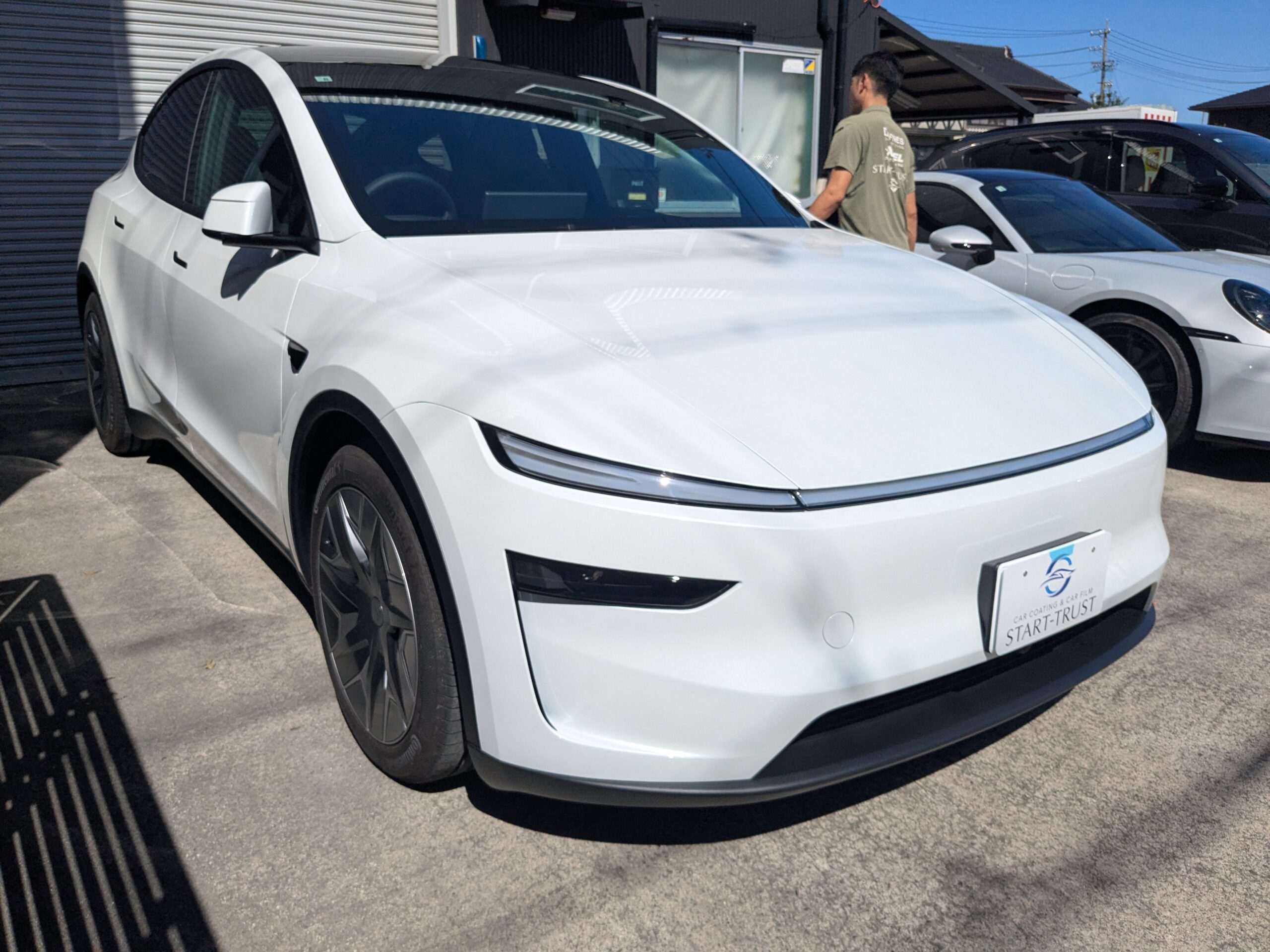 テスラ モデルY(2026年式) ボディコーティングの写真