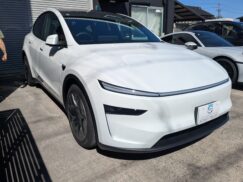テスラ モデルYLのボディコーティング｜愛知県春日井市よりご来店・スタートラスト